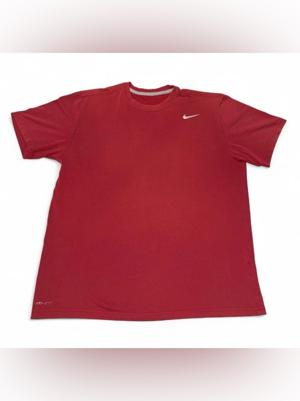 Nike Red Short Sleeve Dri-FIT Crew Tee